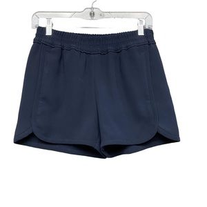 J. Crew Womens Navy Blue Elastic Waist Athletic Running Shorts Size 2